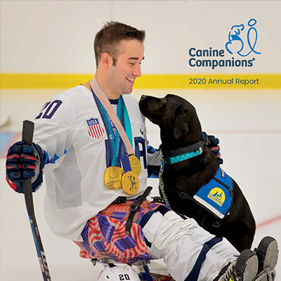 cover of Canine Companions 2020 annual report